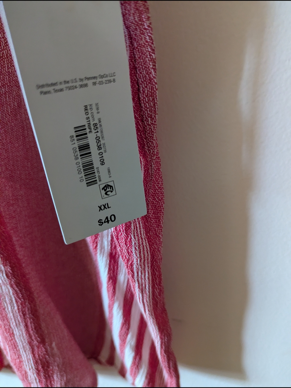 Liz Claiborne Pink Striped Button-Front Women’s Top XXL NWT - Picture 5 of 10